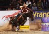 Lazo por parejas, carrera de barriles y jineteo de toros en el XXII Campeonato Nacional de Rodeo de México – Parte 22