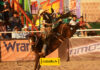 Jineteo de caballos con montura en el Rodeo de Ciudad Jiménez,Chihuahua. Promotora de Rodeos Parte 4
